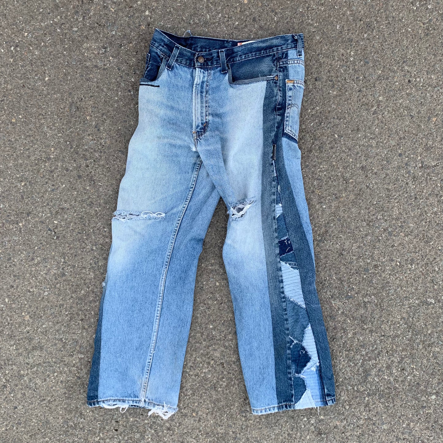 Reworked Denim Pants 002