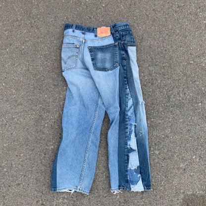 Reworked Denim Pants 002